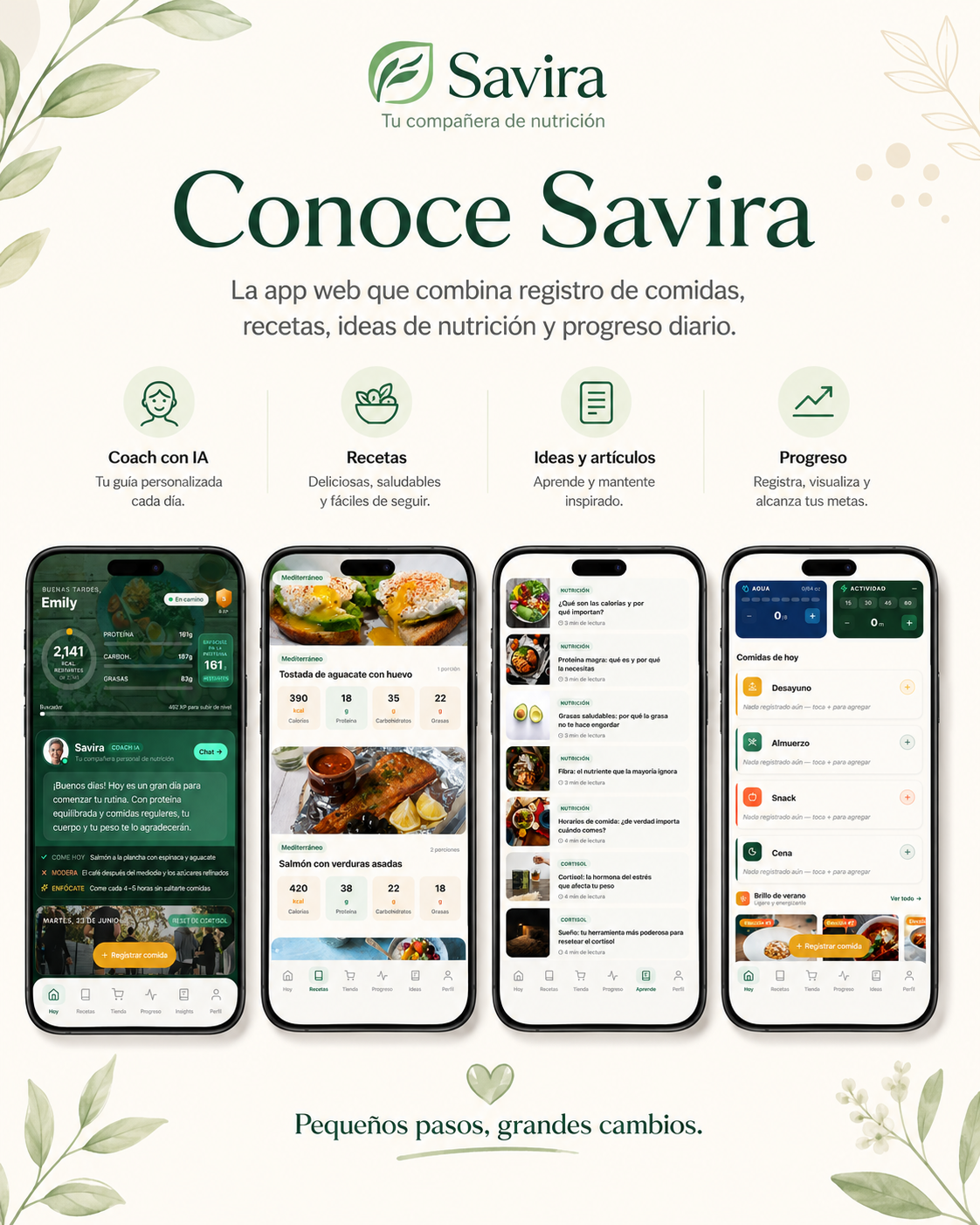 Vistazo a la app Savira 2