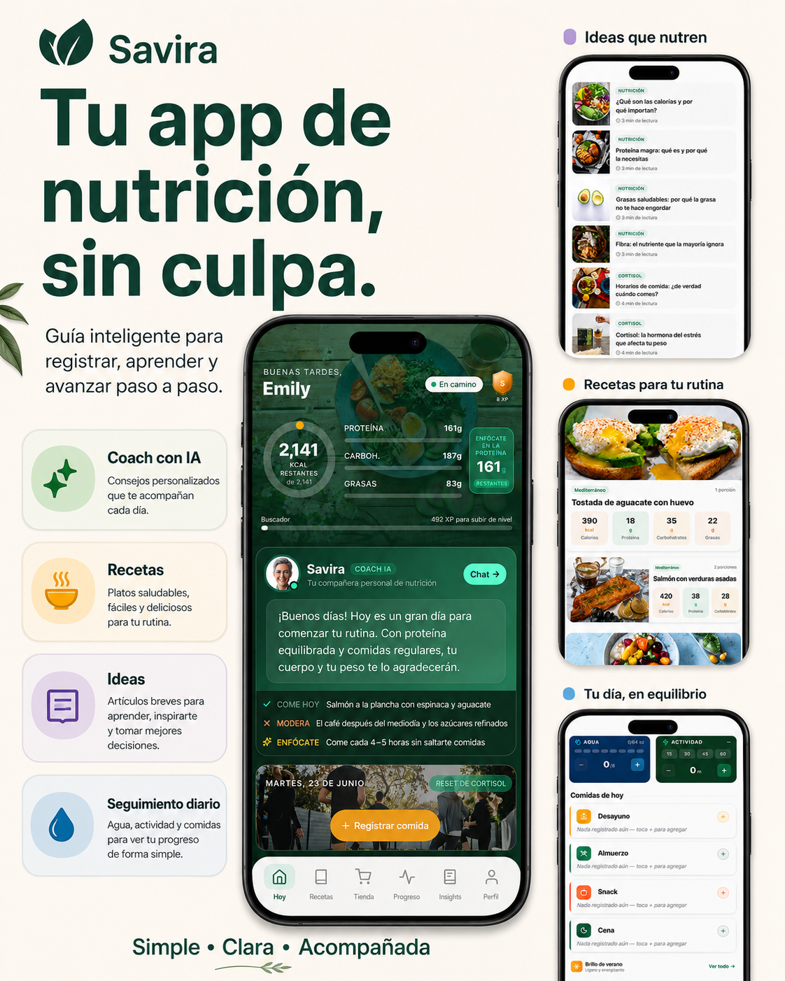 Vistazo a la app Savira 1
